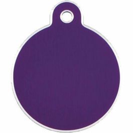 Placa identificativa para collar Imarc Circle Lila