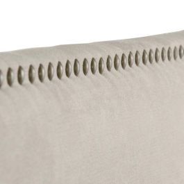 Cabecero Beige Grisáceo Tejido-Madera 160 X 4 X 80 cm