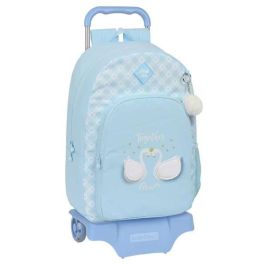 Mochila Escolar con Ruedas Glow Lab Cisnes Azul 30 x 46 x 14 cm Precio: 25.95000001. SKU: B1D2BVDAF7