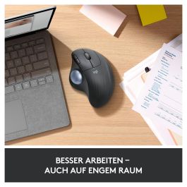 Logitech M575 ERGO Trackball Inalámbrico Bluetooth Ergonómico Blanco