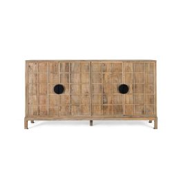 Giner y Colomer Aparador 4 Puertas Madera Maciza Mango 175 cm Natural Precio: 1572.9879. SKU: B18NC2HS2K