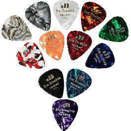 Dunlop Pack Variado de Púas de Celuloide Medium - 12 Unidades para Guitarra