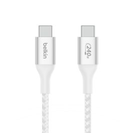 Belkin BOOST CHARGE Cable USB-C a USB-C 240W, 1m, Blanco