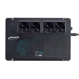 INFOSEC Zen Live 500 - Inversor interactivo de línea 500 VA 4 salidas FR / SCHUKO - 2 años de garantía INFOSEC Zen Live 500 - Inversor interactivo de línea 500 VA 4 salidas FR / SCHUKO - 2 años de garantía