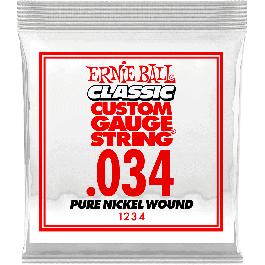 ERNIEBALL Cuerda Eléctrica Classic Pure Nickel .034 Precio: 3.58999982. SKU: B17G2ECZFA