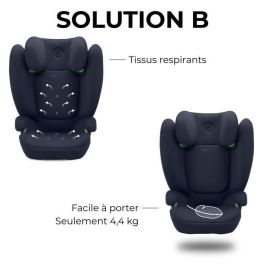 Cybex CYB4063846370856 Solución automática B I-Fix Silla de Coche, Grupo 2/3, Tono Azul (Bay Blue)