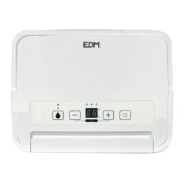 Edm Deshumidificador 250W 12L/día para 15-20m², Depósito 2.1L, Blanco, 42dB