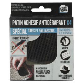 Je cherche une Idee Juego de 4 Antideslizantes para Alfombra Adhesivos Reposicionables Lavables 6x6cm Precio: 2.50000036. SKU: B1GV7KKRZR