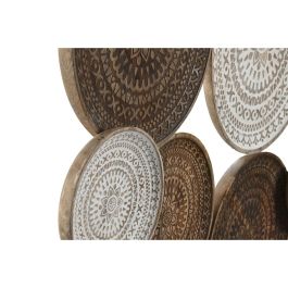 Decoracion Pared Arabe DKD Home Decor Marron Claro Marron Oscuro 5 x 76 x 70 cm