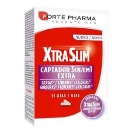 Forté Pharma XTRASLIM CAPTADOR 3 en 1 Extra: Control Peso, Captagrasas y Bloquea Azúcar con LipoCapt, Gymnema, Cromo, 60 cápsulas Precio: 21.9956583. SKU: B16Z3WMJXA