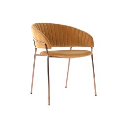 DKD Home Decor Silla Naranja Dorado 53 x 74 x 58 cm (2 Unidades) Precio: 184.50000019. SKU: B1C34J689S