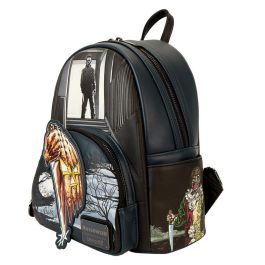 Loungefly Mochila Michael Myers Halloween 26cm Piel Vegana Brilla en la Oscuridad Con Detalles en Relieve