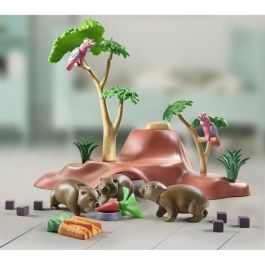 Playmobil Refugio Del Tejón Australiano 71625 Set con Montículo de Tierra y Accesorios para +4 Años