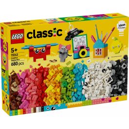 LEGO 11042 Caja Feliz Creativa Classic, Set de Construcción con 680 Ladrillos y Elementos Especiales, Guía Inspiradora y 10 Modelos Rápidos para Niños +5 Años