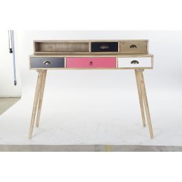 DKD Home Decor Escritorio Scandi Natural Blanco 120 x 50 x 98.5 cm