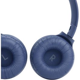 JBL Tune 510BT JBLT510BTBLU Auriculares Inalámbricos Bluetooth 5.0 con Micrófono, Plegables, Pure Bass, 40h Batería, Azules