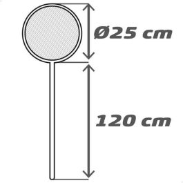 Salabre telescópico acero inoxidable 25x120 cm colores sdos. - modelos surtidos