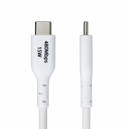 Cable USB A a USB-C Startech USB2AC2MNCWHE Blanco 2 m