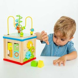 Molto Cubo de Actividades de Madera 19x17x17 cm para edad +3 años Molto Cubo de Actividades de Madera 19x17x17 cm para edad +3 años