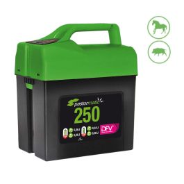 Pastormatic 250 9v - 12v Pastor Eléctrico Doble Selector Potencia 0,25j/0,30j Voltaje Máximo 9400v Ideal Cercas Pequeñas 4km Garantía 3 Años Precio: 145.50000014. SKU: B18GKM8WZB