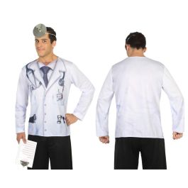 Disfraz Camiseta Doctor Adulto Hombre Blanco Talla M-L Poliéster Fiesta Carnaval Oficios Precio: 9.5000004. SKU: S1104622