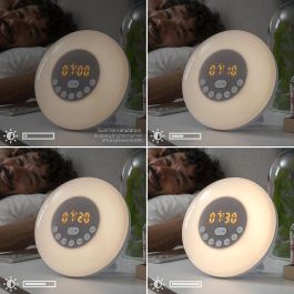 Despertador Amanecer Recargable con Altavoz Sunrilk InnovaGoods Despertador Amanecer Recargable con Altavoz Sunrilk InnovaGoods
