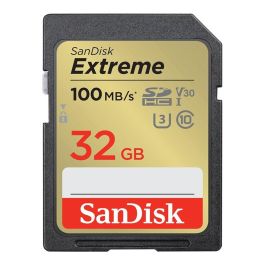 Sandisk Extreme Tarjeta de Memoria SDHC UHS-I 32GB, Clase 10, V30, U3, Hasta 100MB/s Lectura, para Foto y Video 4K UHD Precio: 34.68999941. SKU: B1FHYKLYLE