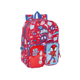 Mochila Escolar Spider-Man Rescue Azul Rojo 26 x 34 x 11 cm Precio: 10.69000031. SKU: B14DTQPRQP