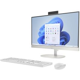 HP Ordenador All-in-One 24-cr0042ns con Pantalla 23.8" FHD, Intel Core i3-1315U, 8GB RAM, 512GB SSD, Windows 11 Home, Blanco, Teclado y Ratón Inalámbricos