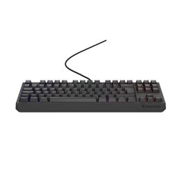GENESIS Thor 230 TKL Teclado Gaming Mecánico Outemu Red, QWERTY Español, Retroiluminación LED RGB, USB, Negro