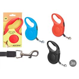 Mascow Flexi Mascota Extensible 3 Metros, Surtidos Azul/Negro/Rojo, 13.5x2.8x9 cm (12 Unidades) Precio: 27.89000027. SKU: B1BQB8788B