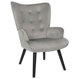 Home Deco Factory Butaca Sillón Giulia Gris de Acero con Patas de Madera y Tapizado de Poliéster 68x75x96 cm Home Deco Factory Butaca Sillón Giulia Gris de Acero con Patas de Madera y Tapizado de Poliéster 68x75x96 cm Precio: 131.89. SKU: B167ABA8GT