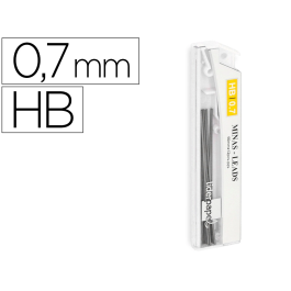 Liderpapel Minas de Grafito 0.7 mm HB Tubo 12 Minas Longitud 60 mm para Portaminas Precio: 0.49999983. SKU: BIX35822