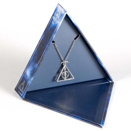 THE CARAT SHOP Colgante Reliquias de la Muerte Harry Potter con Centro Giratorio - Cadena 60 cm Aleación de Zinc
