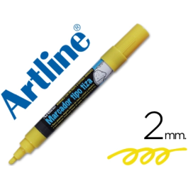 Artline EPW-4-AM Rotulador Para Pizarra Negra/Verde/Cristal, Color Amarillo, Bolsa 4 Unidades, Trazo 2 mm Precio: 11.49999972. SKU: B13JHSXLZL
