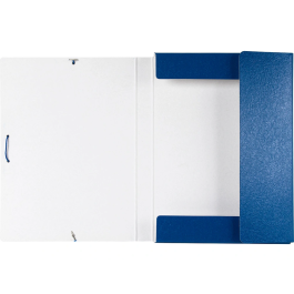 Liderpapel Carpeta Proyectos Folio Lomo 30mm Cartón Gofrado Azul
