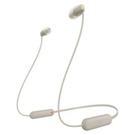 Sony WI-C100 Auriculares Inalámbricos Intrauditivos con Micrófono, Bluetooth y 25h de Batería, Color Beige Precio: 31.78999967. SKU: S0441570