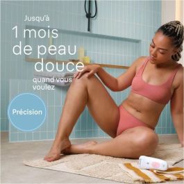 Braun 5-060 Depiladora eléctrica Silk-épil 5 para depilación fácil y duradera, consigue piel suave, Blanco/Rosa