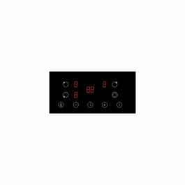 Oceanic Vitrocerámica 5200W 3 Zonas Negro 60 cm con Temporizador y Controles Sensibles