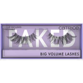 Catrice Pestañas Postizas FAKED Big Volume Lashes para un Look Impactante, Ultraligeras, Reutilizables, con Pegamento, 2 Unidades