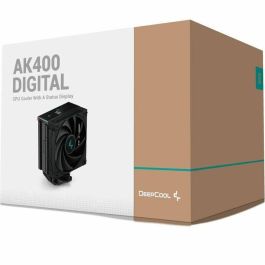 Deepcool DEE1691287689922 Disipador de CPU AK400 Digital, 1 x 120 mm, Pantalla Digital, A-RGB