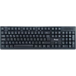 EQUIP Teclado y Ratón Inalámbricos Layout Portugués Negro