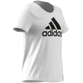 Camiseta de Manga Corta Infantil Adidas Blanco XL