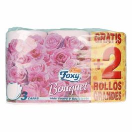 Foxy Papel Higiénico BOUQUET Color & Perfume 3 Capas | Pack 6 Rollos (4+2 Gratis) | Suave y Resistente | Colores Aleatorios Precio: 3.50000002. SKU: B142LCQFRE