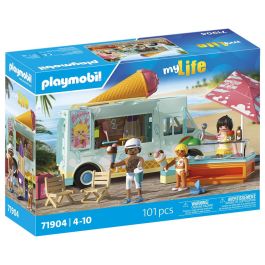 PLAYMOBIL Camión de Helados con Tienda de Surf 71904 para Niños +4 Años
