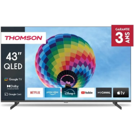 Thomson 43QG4S14 Televisor QLED 43" (109 cm) 4K 3840x2160 HDR 10 Google TV 2xHDMI 2.1 + 2xHDMI 2.0 Precio: 386.78999997. SKU: B16SFHMRS8