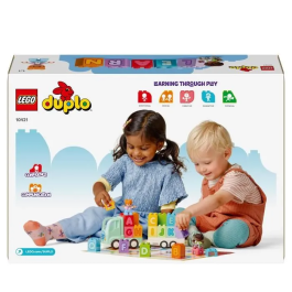 LEGO 10421 DUPLO Mi Ciudad Camión del Alfabeto, Juguete de Aprendizaje del Alfabeto para Niños a Partir de 2 Años