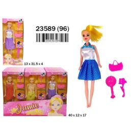 Rama Muñeca con accesorios de moda, 13x31,5x4 cm - Edad +3 años, Modelos surtidos Precio: 2.6899994. SKU: B1GTN5HF8A