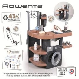 Smoby SMO3032163303275 - Lavadora de Juguete Rowenta Wash&Clean para Niños 3+ Años