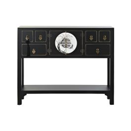 Mesa auxiliar DKD Home Decor 95 x 26 x 79 cm Abeto Negro Dorado Metal Blanco Madera MDF Precio: 222.50000058. SKU: S3040381